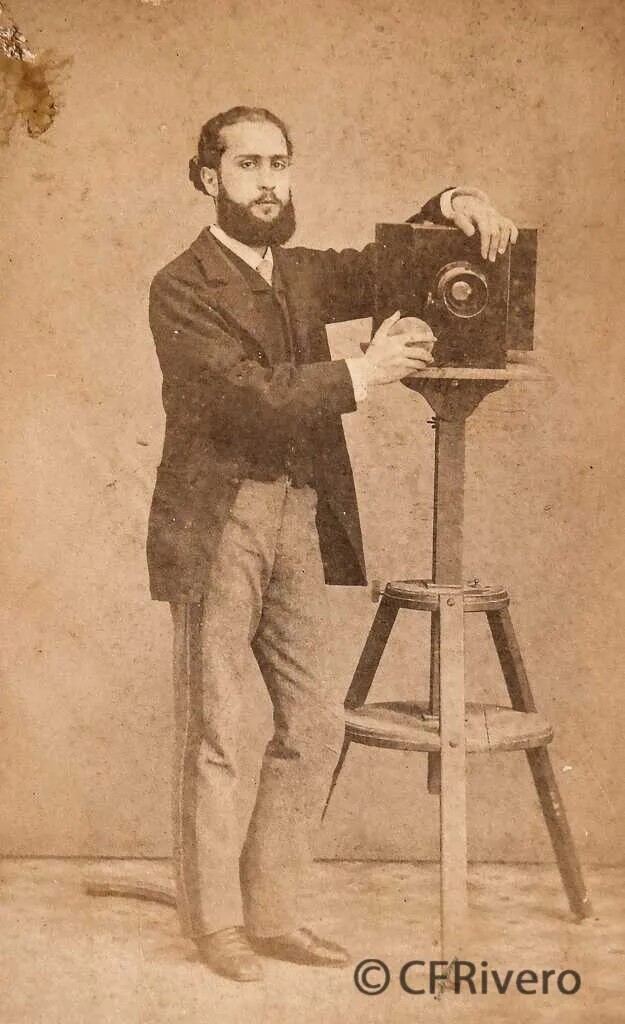 Carte de visite de fotógrafo de la colección Fernández Rivero