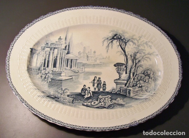 Plato Cartuja Pickman S XIX