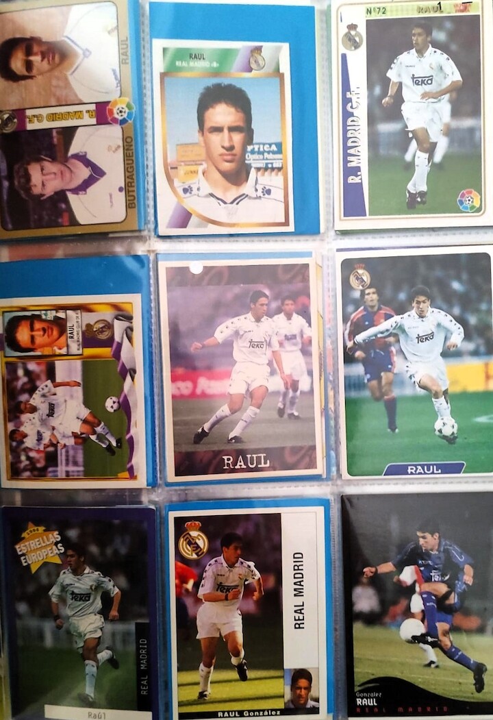 Colección de cromos de Raúl de Rafael Candelas