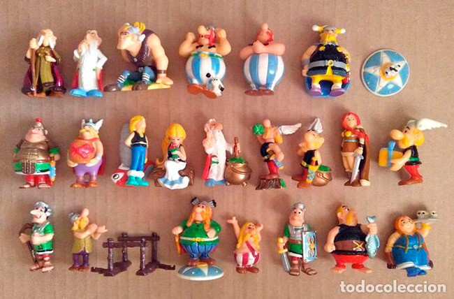 Figuras Kinder Sorpresa de Asterix y Obelix.