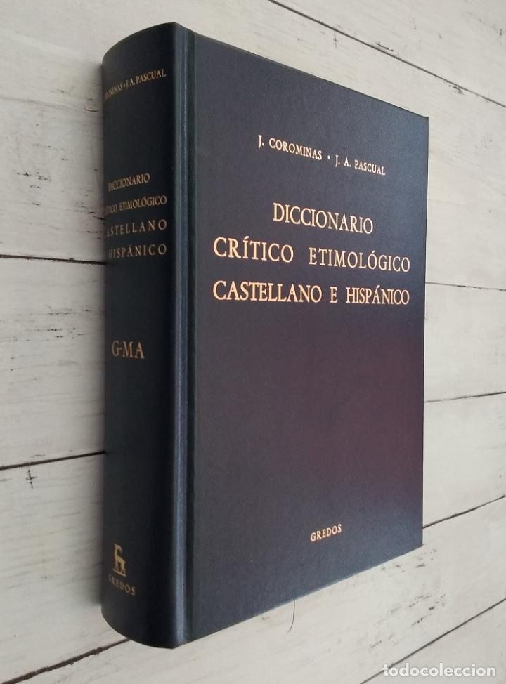 Diccionario crítico etimológico castellano e hispánico - Corominas