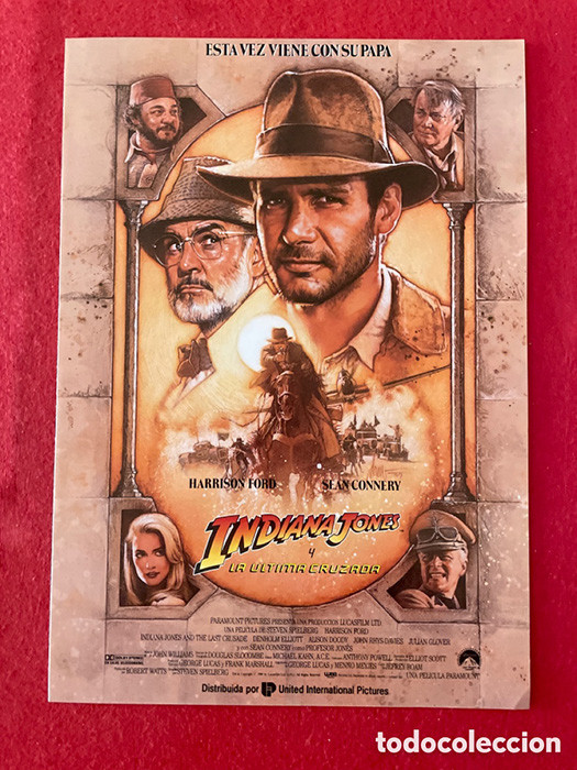 Póster Indiana Jones y la última gruzada