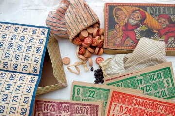 Lotería antigua o bingo