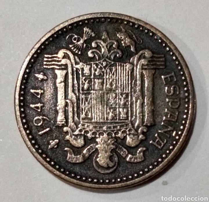 moneda 1 peseta 1944