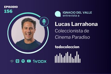 Lucas Larrahona, coleccionista de Cinema Paradiso