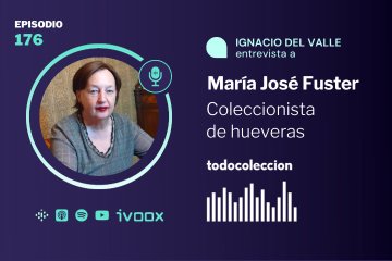 María José Fuster, coleccionista de hueveras