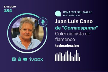 Juan Luis Cano de "Gomaespuma", coleccionista de flamenco