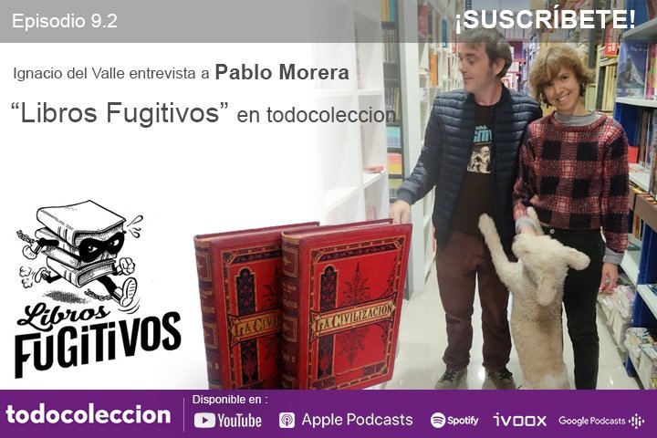 Pablo Morera y Ana Llorca de Libros Fugitivos
