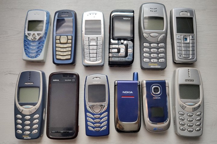 Teléfonos Nokia antiguos