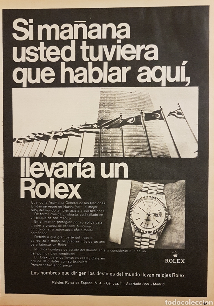 Publicidad de Rolex