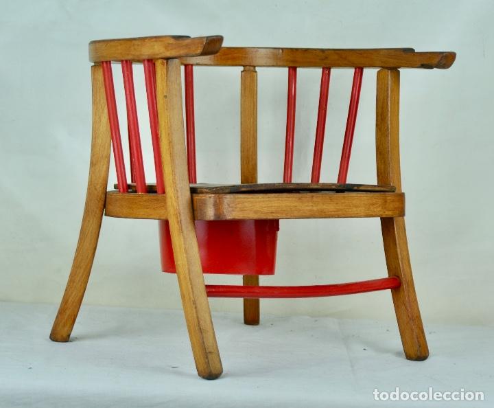 antigua silla orinal - Compra venta en todocoleccion