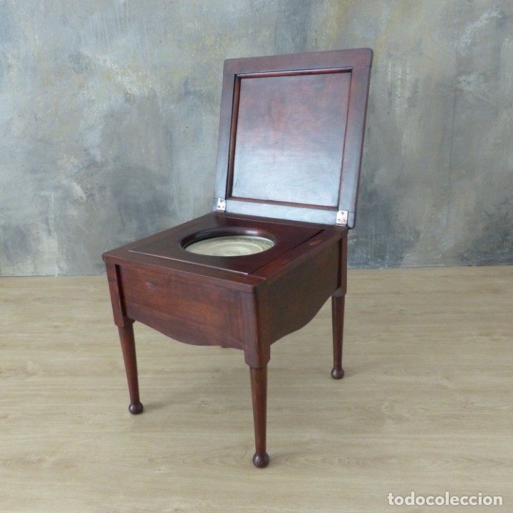 antigua y pequeña silla comuna orinal para niño - Acquista Altri oggetti  antichi su todocoleccion