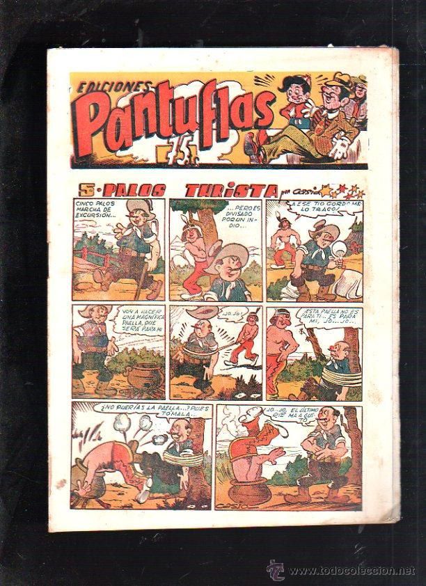 Tebeos: EDICIONES PANTUFLAS. 5 PALOS TURISTA. EDITOR AMELLER. - Foto 1
