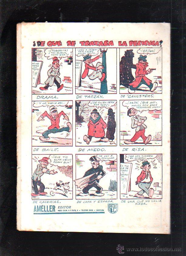 Tebeos: EDICIONES PANTUFLAS. 5 PALOS TURISTA. EDITOR AMELLER. - Foto 2