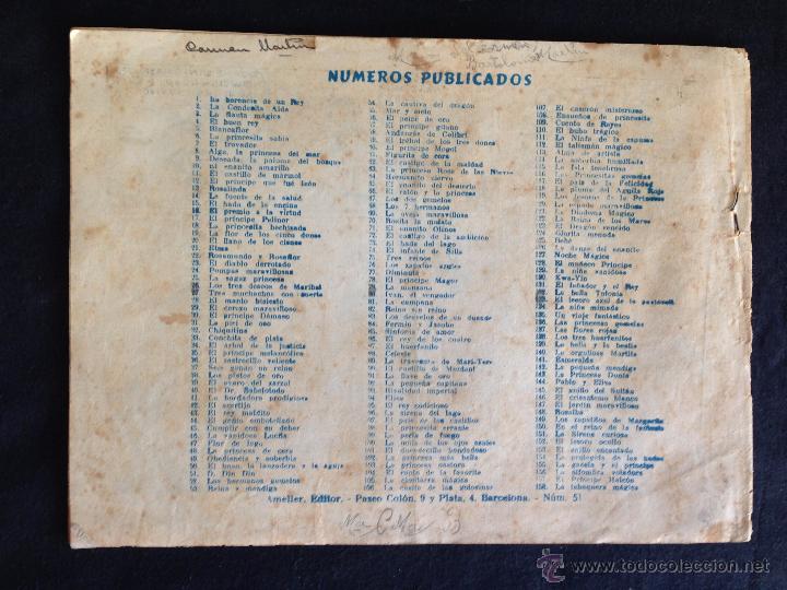 Tebeos: COLECCI&Oacute;N PRINCESA PRINCESITA, N&ordm; 51, Editor AMELLER, 1945. RARISIMO EJEMPLAR!!!!!!!!!!!!!!!! - Foto 2