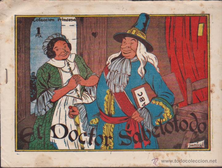 Tebeos: COMIC COLECCION PRINCESA EL DOCTOR SABELOTODO N&ordm; 39 - Foto 1