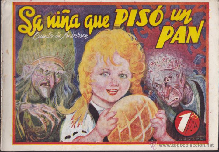 Tebeos: COMIC COLECCION CUENTOS AMELLER LA NI&Ntilde;A QUE PISO UN PAN - Foto 1