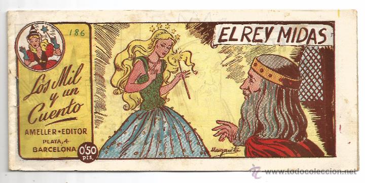 Tebeos: LOS MIL Y UN CUENTO .- AMELLER EDITOR .- EL REY MIDAS N&ordm; 186 - Foto 1