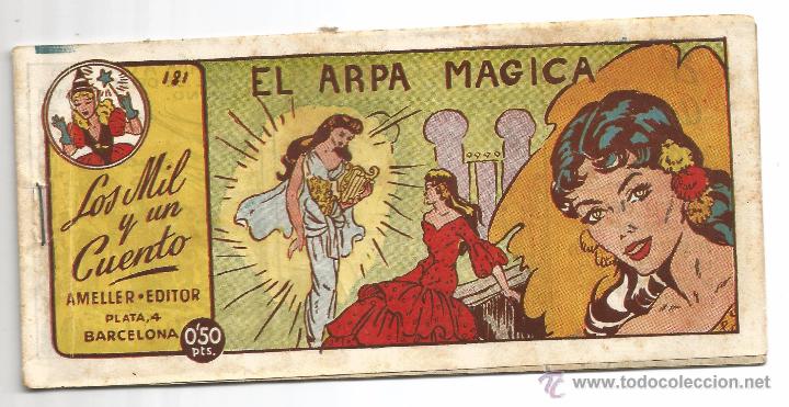 Tebeos: LOS MIL Y UN CUENTO .- AMELLER EDITOR .- EL ARPA MAGICA N&ordm; 181 - Foto 1