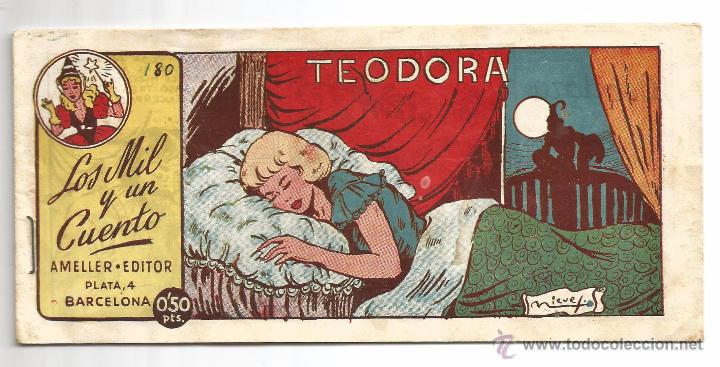 Tebeos: LOS MIL Y UN CUENTO .- AMELLER EDITOR .- TEODORA N&ordm; 180 - Foto 1