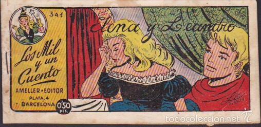 Tebeos: COMIC COLECCION LOS MIL Y UN CUENTOS ELENA Y LEANDRO - Foto 1