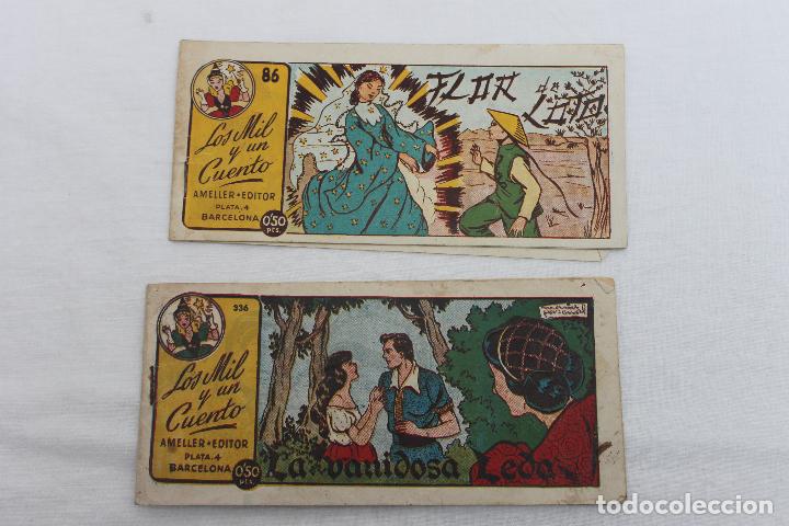 Tebeos: 2 COMIC, LOS MIL Y UN CUENTO DE AMELLER, N&ordm; 86 Y 336, BARCELONA 1949? - Foto 1