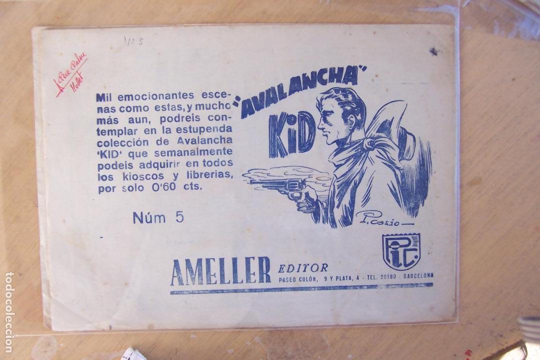 Tebeos: ameller,- avalancha kid n&ordm; 5 - Foto 2