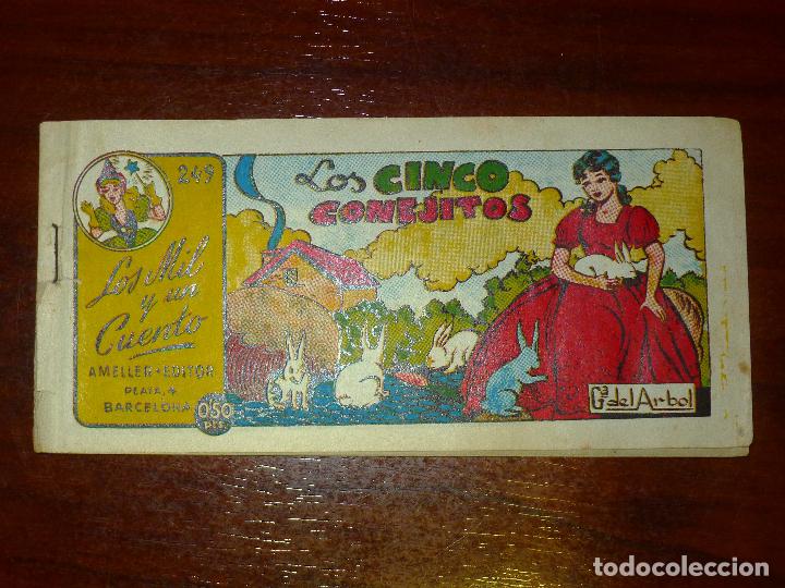 Tebeos: LOS MIL Y UN CUENTO. N&Uacute;M. 249 : Los cinco conejitos - Foto 1