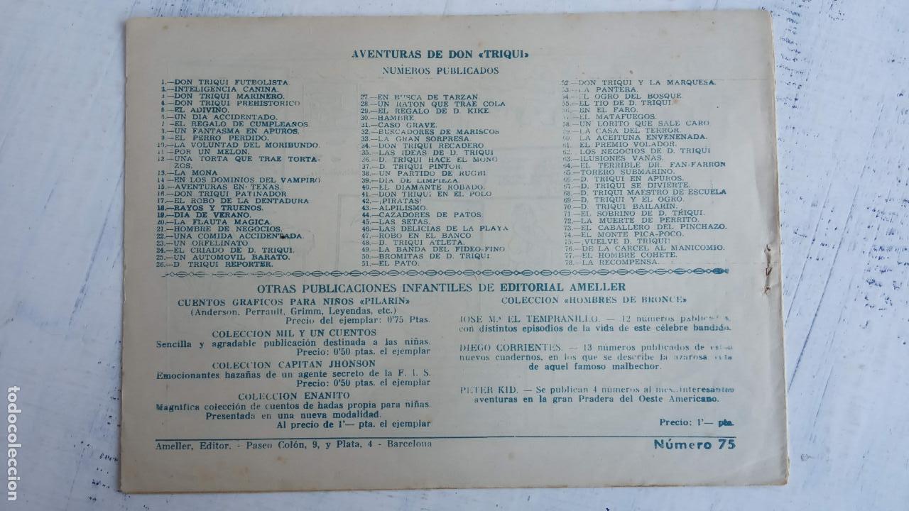 Tebeos: DON TRIQUI N&ordm; 75 ORIGINAL., AMELLER - Foto 2