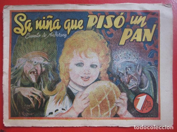 Tebeos: TEBEO LA NI&Ntilde;A QUE PISO UN PAN CUENTO DE ANDERSEN AMELLER - Foto 1