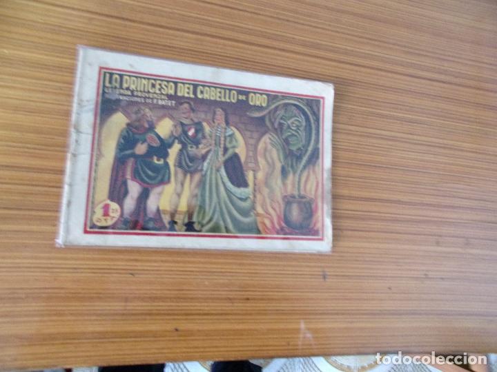 Tebeos: CUENTOS DE HADAS AMELLER N&ordm; LA PRINCESA DE CABELLOS DE ORO  EDITA AMELLER - Foto 1