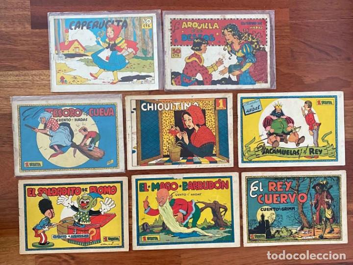 Tebeos: 8 EJEMPLARES DE CUENTOS AMELLER, 1942. - Foto 1