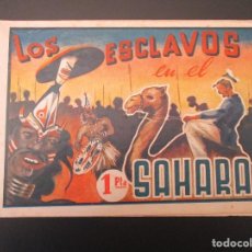 Tebeos: HISTORIETAS GRAFICAS (1942, AMELLER) 2 · 15-I-1942 · LOS ESCLAVOS EN EL SÁHARA. Lote 323912568