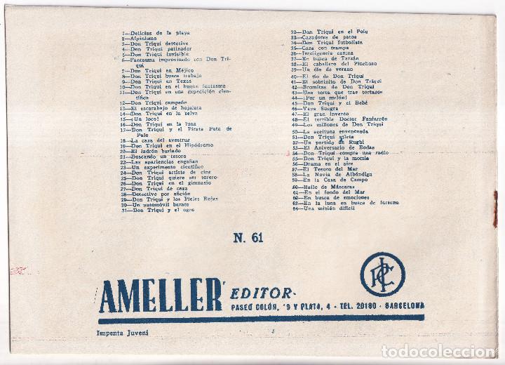 Tebeos: EN EL FONDO DEL MAR. N&ordm; 61. AMELLER, BARCELONA - Foto 2