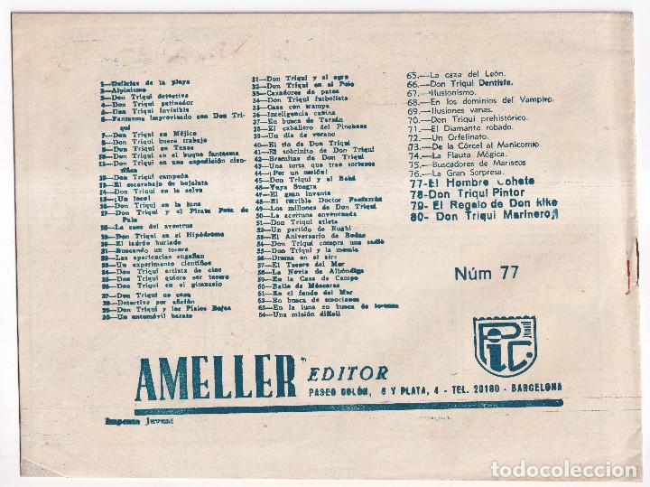 Tebeos: EL HOMBRE COHETE. N&ordm; 77. AMELLER, BARCELONA - Foto 2