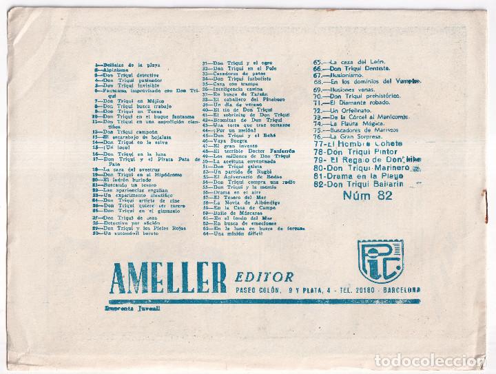 Tebeos: DON TRIQUI BAILAR&Iacute;N. N&ordm; 82. AMELLER, BARCELONA - Foto 2