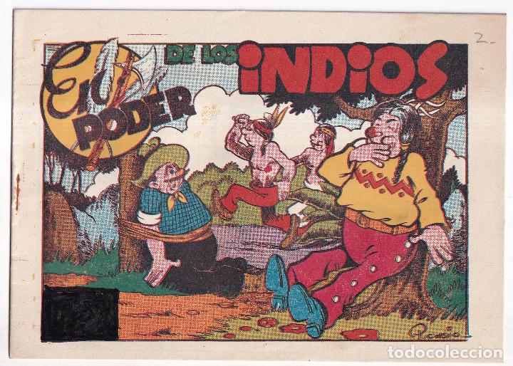 Tebeos: EN PODER DE LOS INDIOS. PUBLICACIONES INFANTILES. N&ordm; 36. AMELLER, BARCELONA - Foto 1