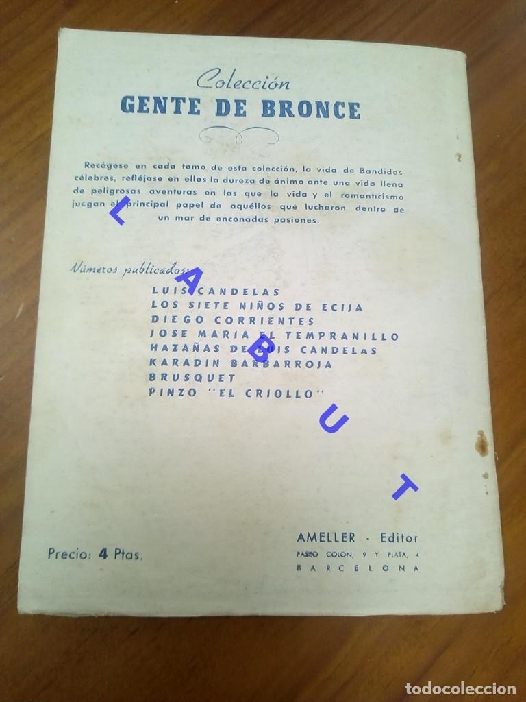 Tebeos: PINZO EL CRIOLLO GENTE DE BRONCE ANGEL SUR PULP W3 - Foto 3
