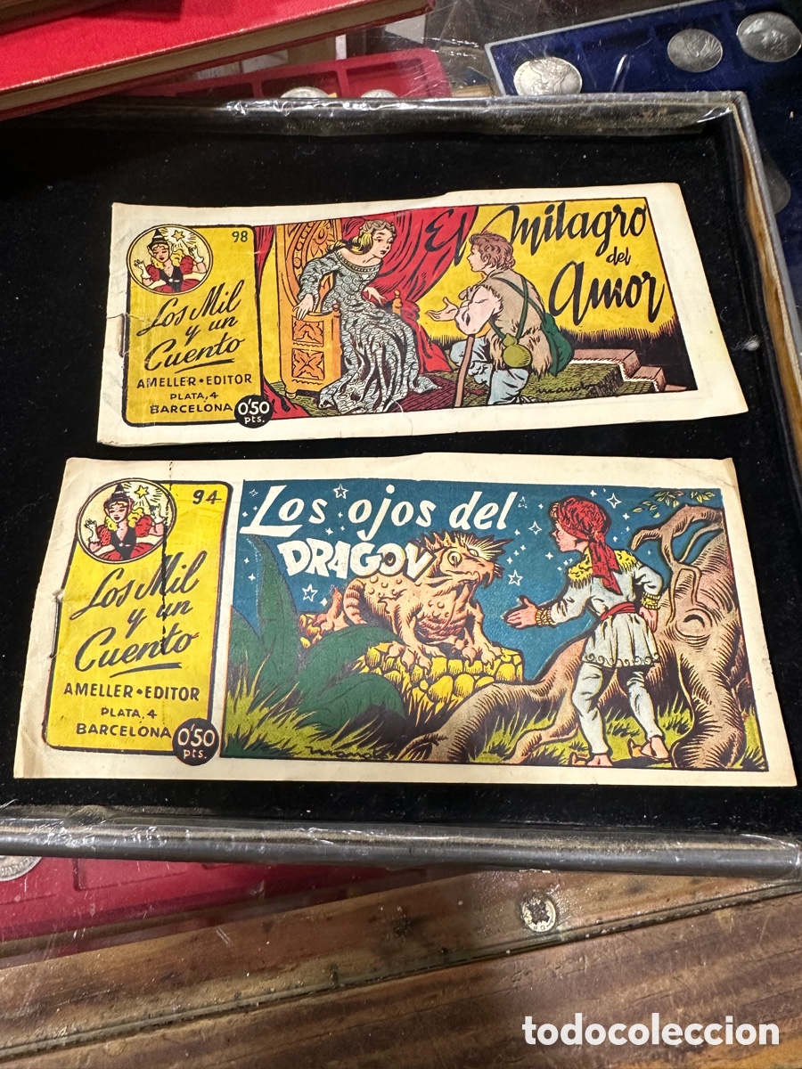 Tebeos: Lote de 2 tebeos los mil y un cuentos - Foto 1