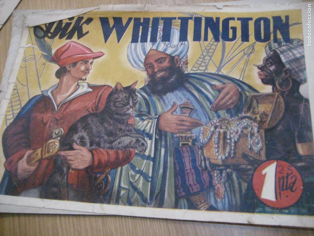 Tebeos: antiguo comic Dik Whittington . ed Ameller a&ntilde;os 40 - defectos - Foto 1