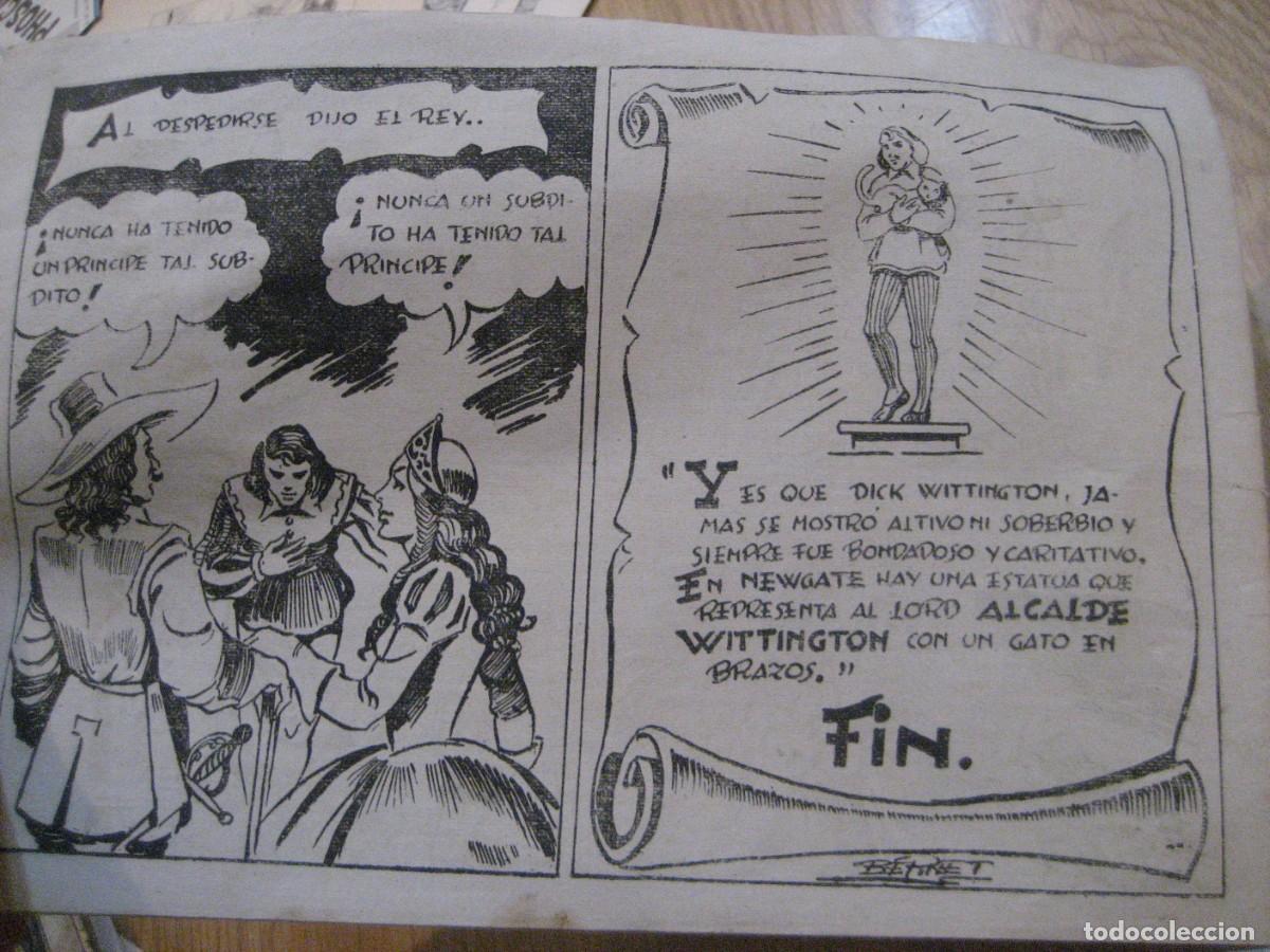 Tebeos: antiguo comic Dik Whittington . ed Ameller a&ntilde;os 40 - defectos - Foto 9