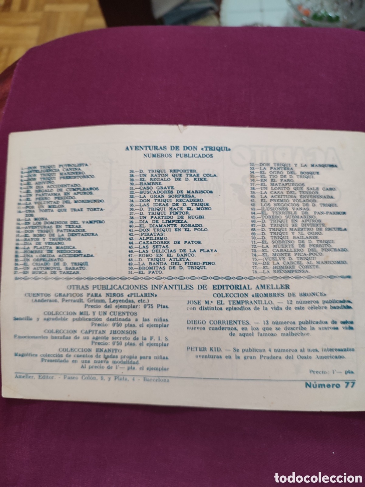 Tebeos: Don Triqui n&uacute;mero 77 - Foto 2
