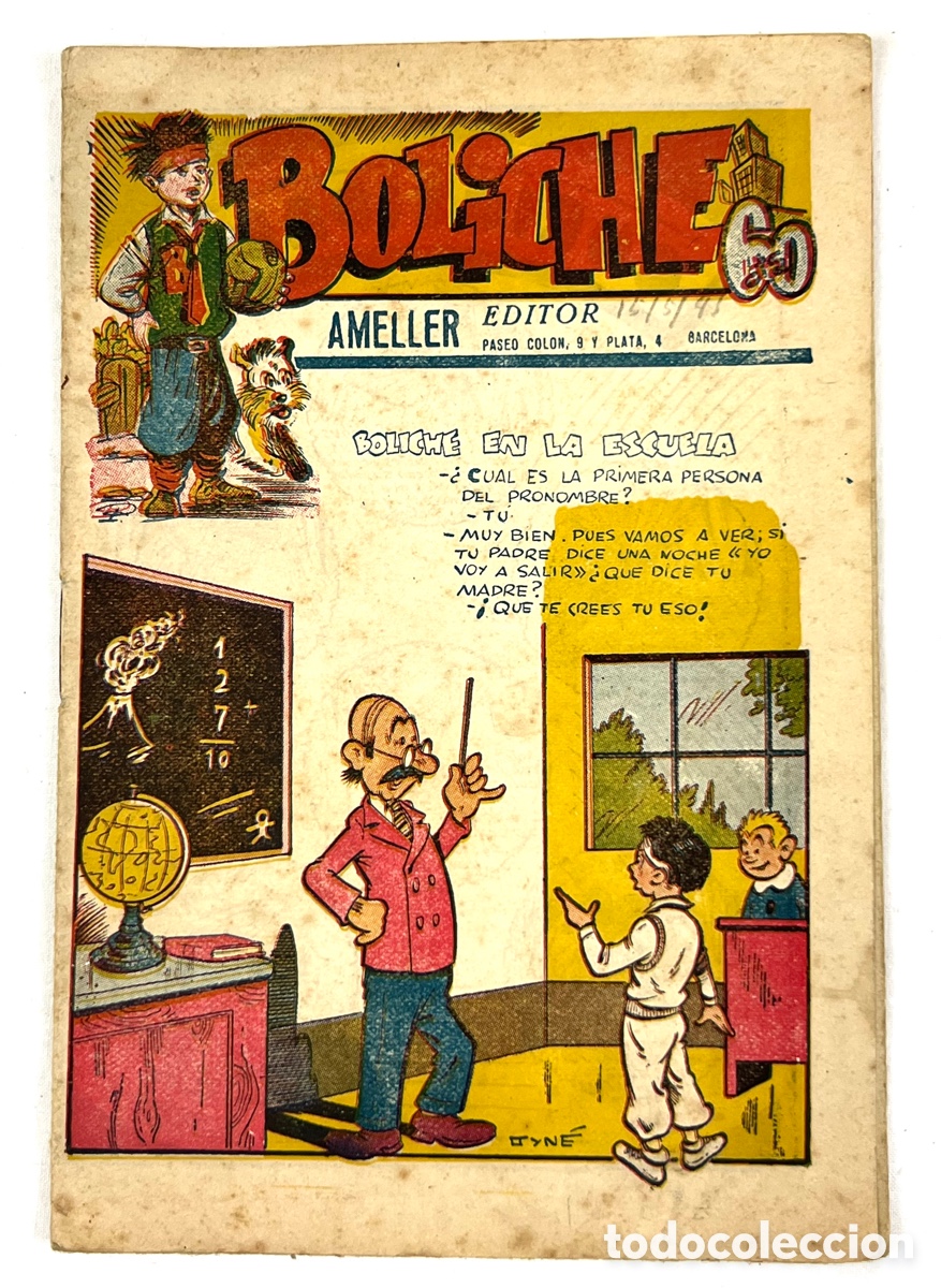 Tebeos: BOLICHE - EDITOR AMELLER - BARCELONA - A&Ntilde;OS 1946 - Foto 1