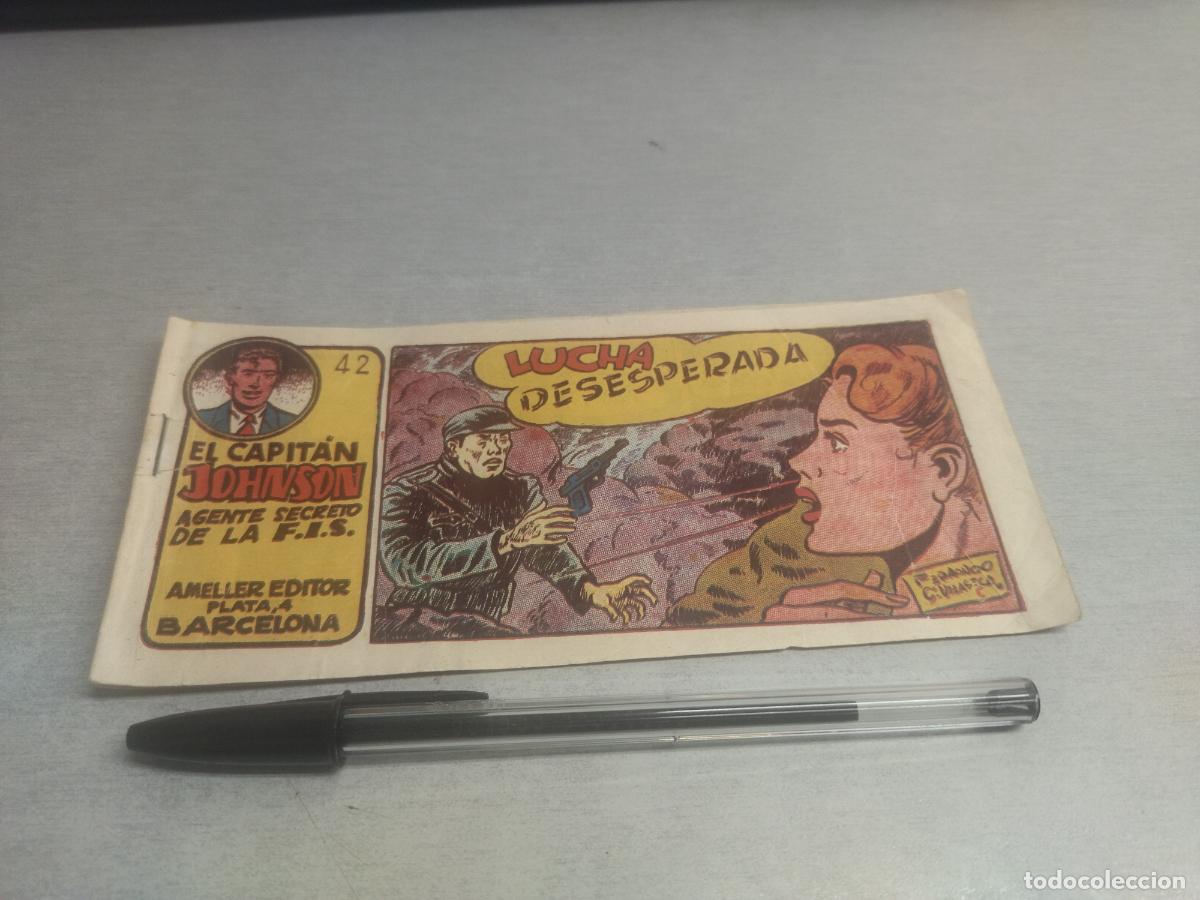 Tebeos: EL CAPIT&Aacute;N JOHNSON N&ordm; 42: LUCHA DESESPERADA / AMELLER ORIGINAL - Foto 1