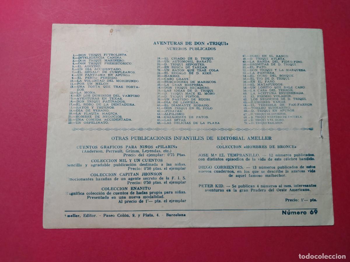 Tebeos: Aventuras de Don Triqui N&ordm; 69 Ameller 1949 - Foto 2