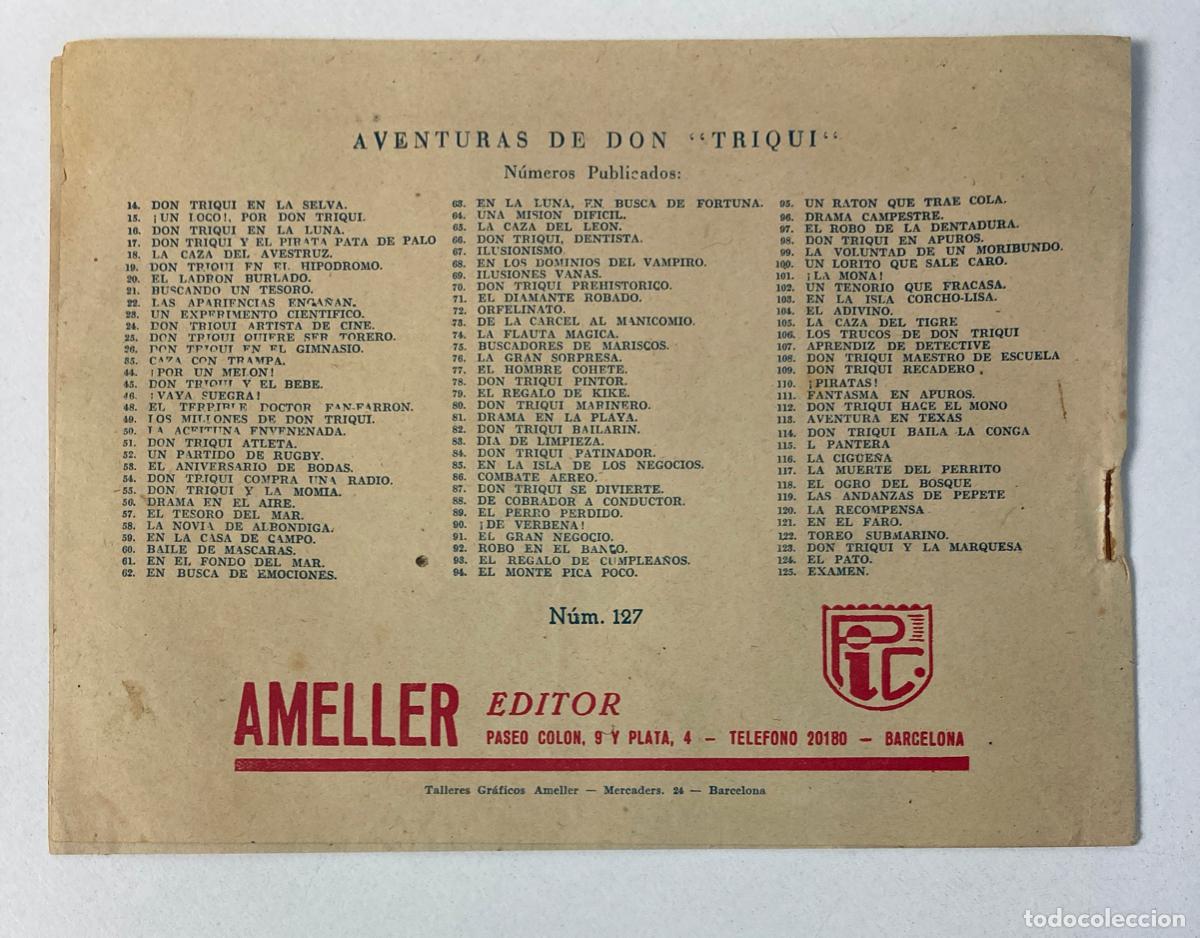 Tebeos: DON TRIQUI, AMELLER - CONCURSO DE PESCA N&ordm;127 - Foto 2