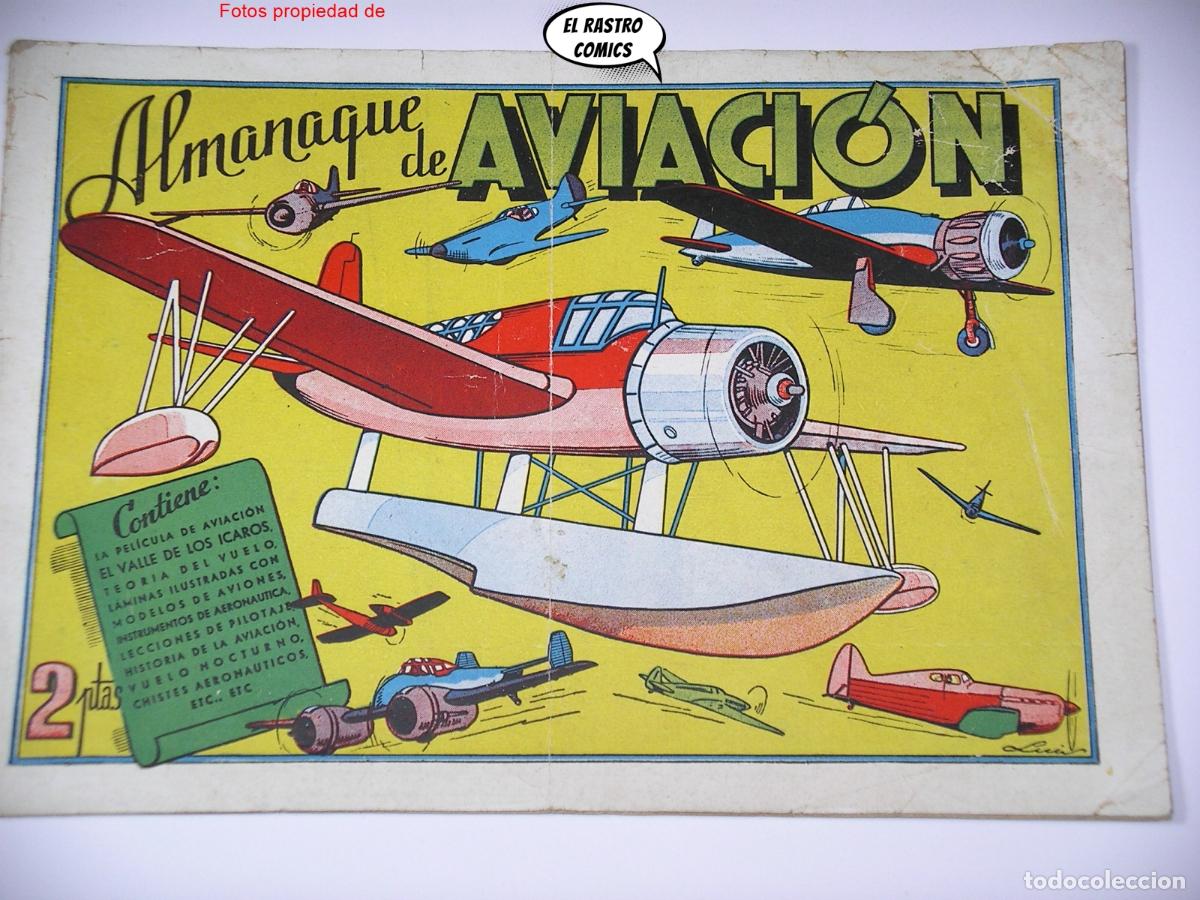 Tebeos: Almanaque de aviaci&oacute;n, ed. Ameller / Cisne 1943 - Foto 1