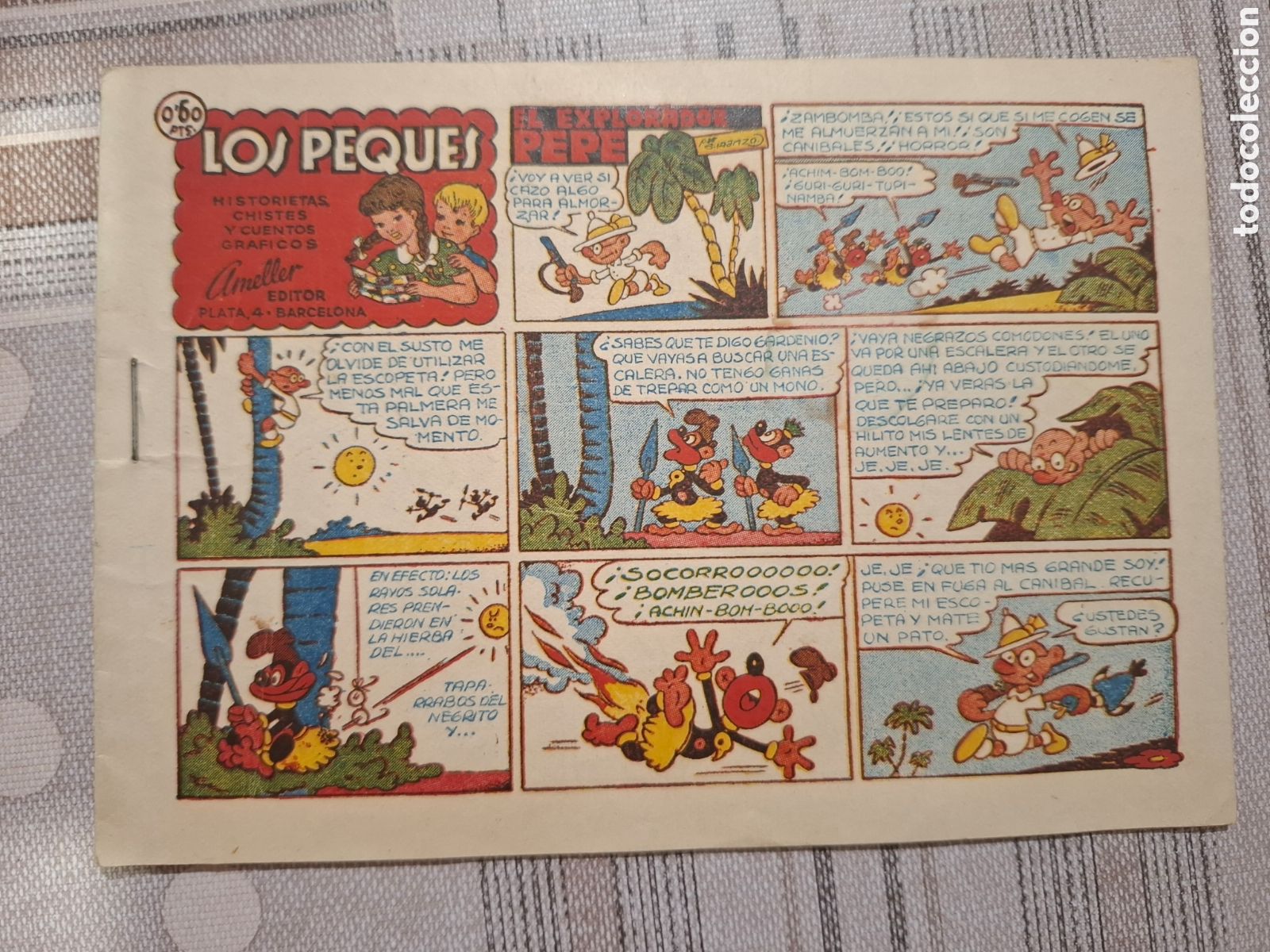 Tebeos: Los Peques n&deg; 7 , Ameller ediciones 1950 , formato 11 x 16 cms. - Foto 1