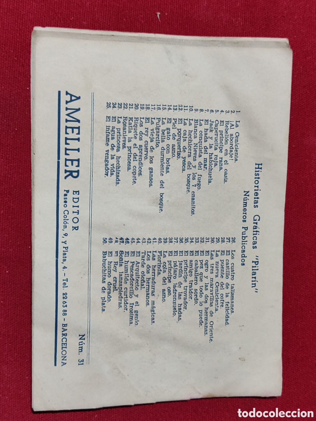 Tebeos: Muy dif&iacute;cil EL OGRO Y LAS DOS HERMANAS N&deg;31 EDITOR AMELLER - Foto 2