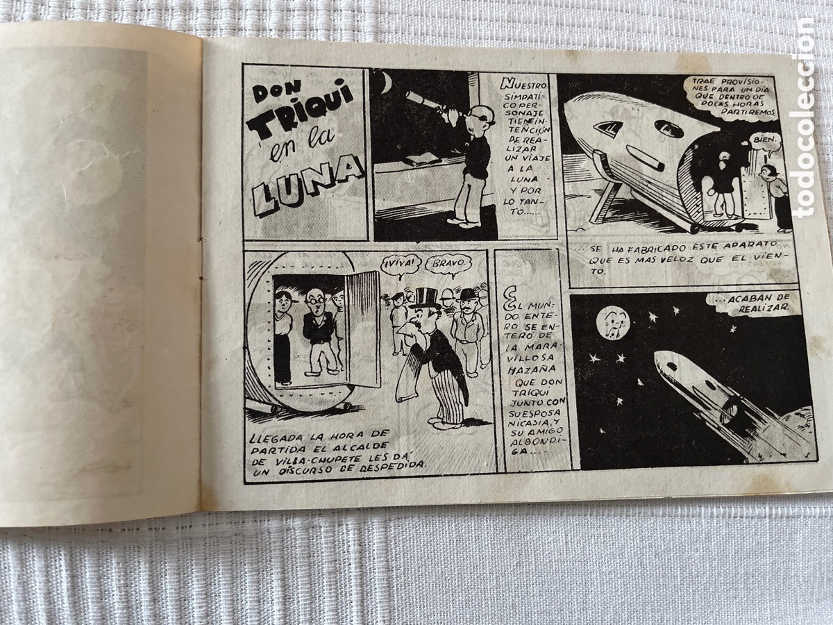 Tebeos: Tebeo Don Triqui En La Luna - Foto 2
